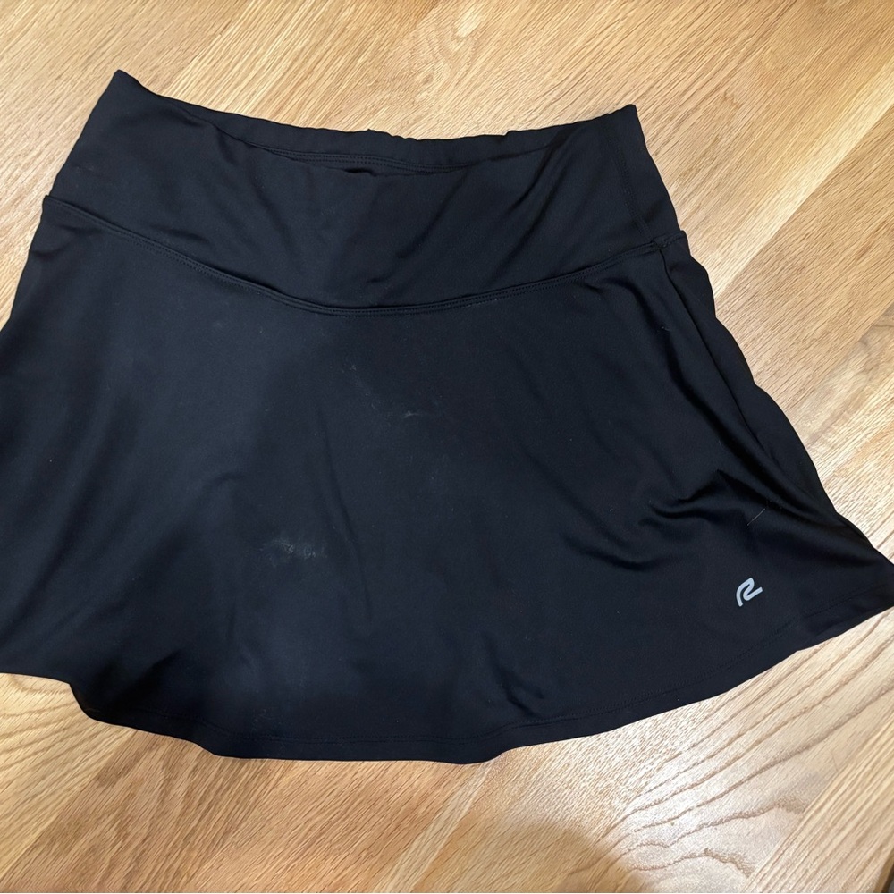 Black Athletic Skirt w/built in shorts